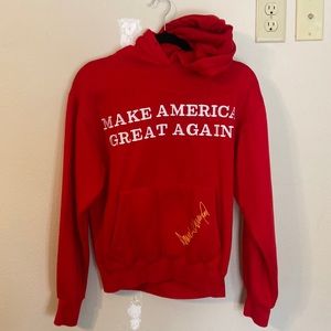 Make America Great Again hoodie slightly worn